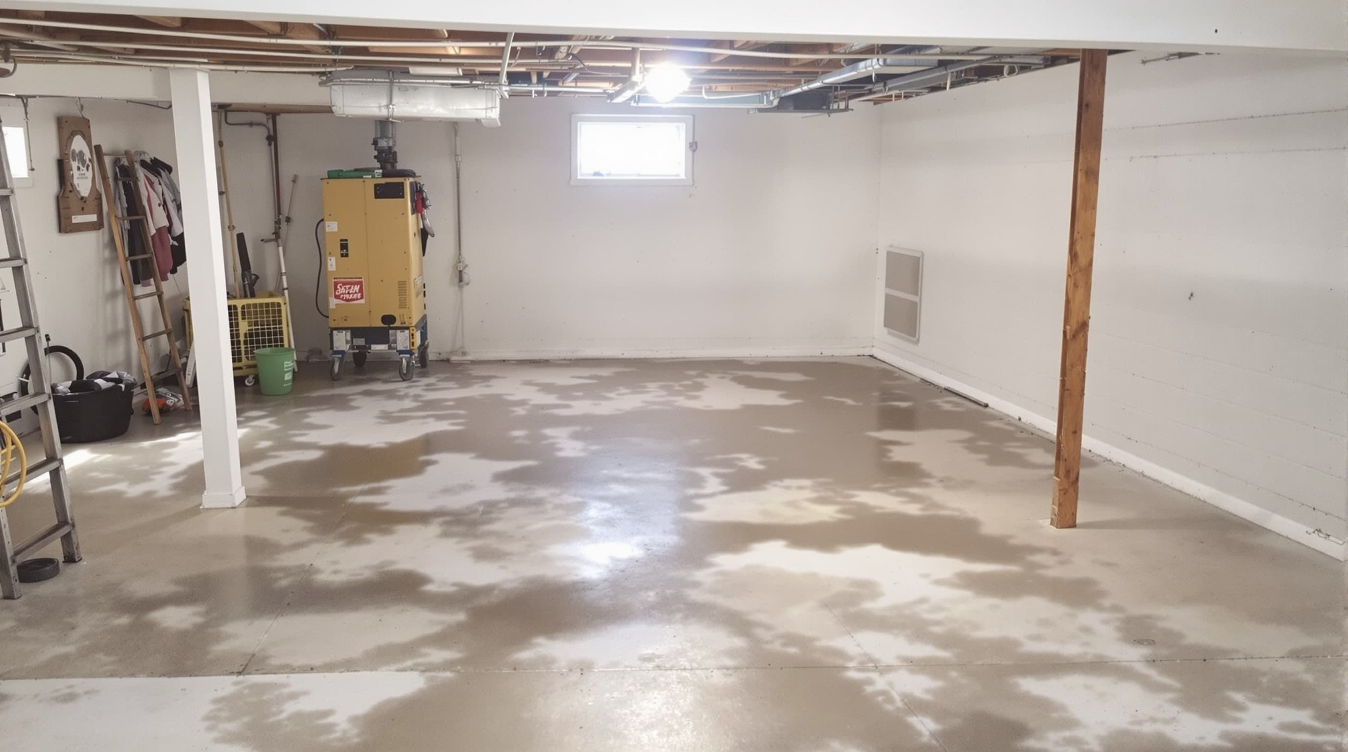 Cleared basement after a complete junk removal job in Nassau County